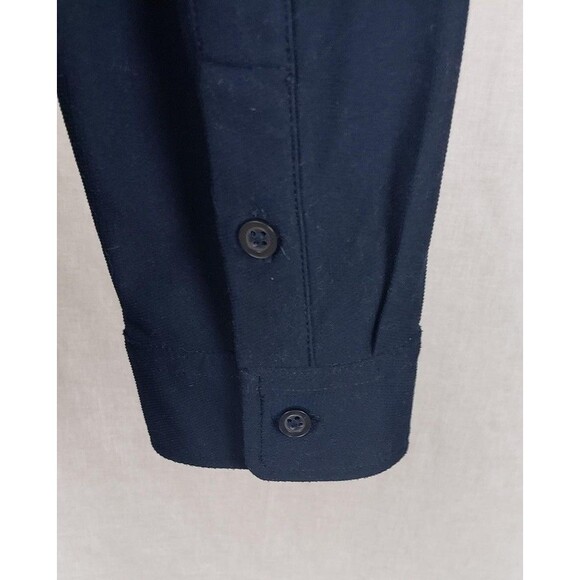 Vuori Shirt Mens XL Navy Blue Button Front Performance Athleisure Casual - Picture 5 of 9
